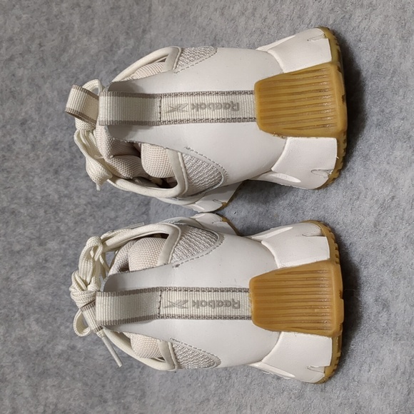 Reebok ZIG DYNAMICA Chalk Grey Women's Shoes Size 7 - Picture 3 of 9